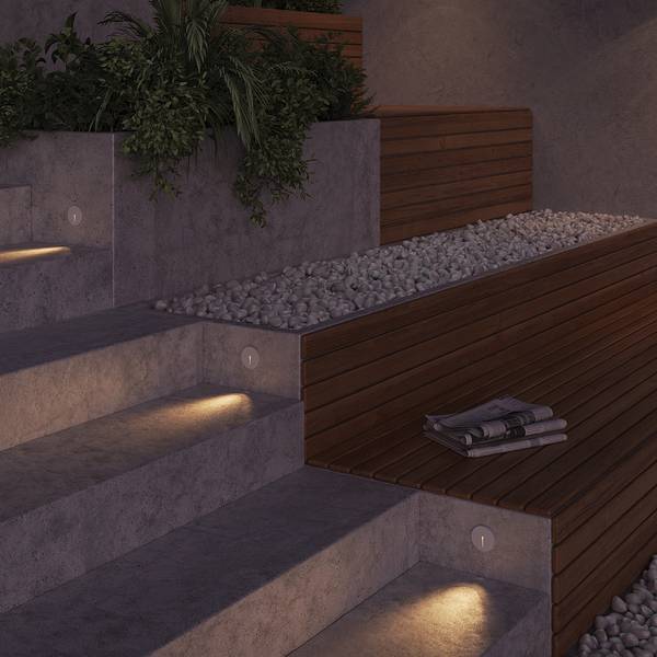 LED-Wegeleuchte Lock Aluminium - 1-flammig