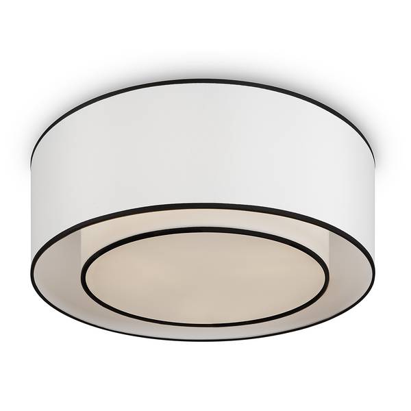 Lampada da soffitto Bergamo B Lino / Mischmetal - 3 punti luce