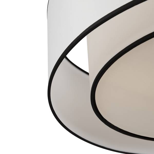Lampada da soffitto Bergamo B Lino / Mischmetal - 3 punti luce