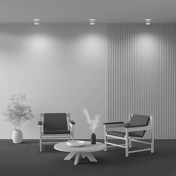 Plafonnier LED Planet - Type B Aluminium - 1 ampoule