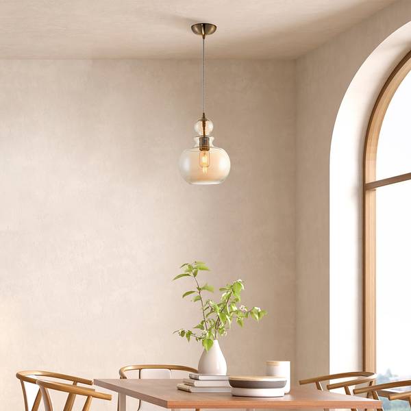 Hanglamp Tone type B gekleurd glas/metaalmix - 1-lichts