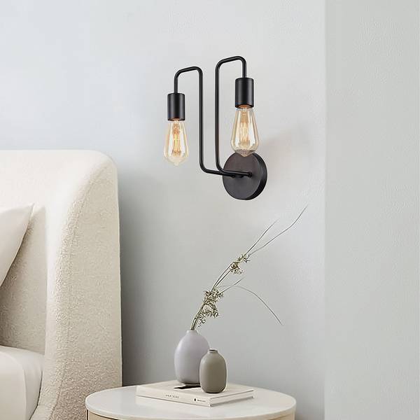 Wandlamp Gilbert metaalmix - 2-lichts