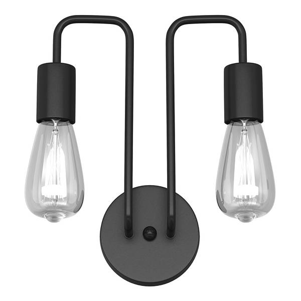 Wandlamp Gilbert metaalmix - 2-lichts