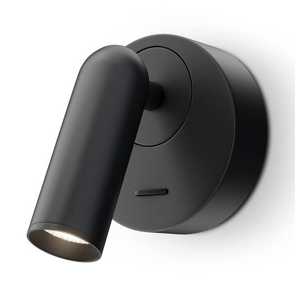 Lampada da parete LED Mirax C Mischmetal - 1 punto luce - Nero