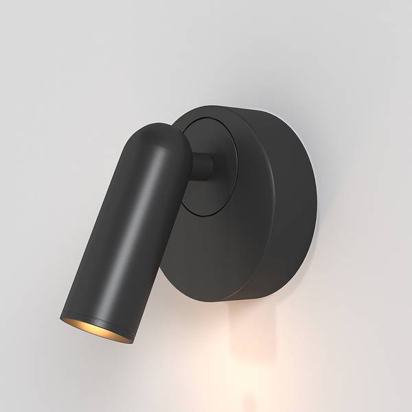 Lampada da parete LED Mirax C Mischmetal - 1 punto luce - Nero