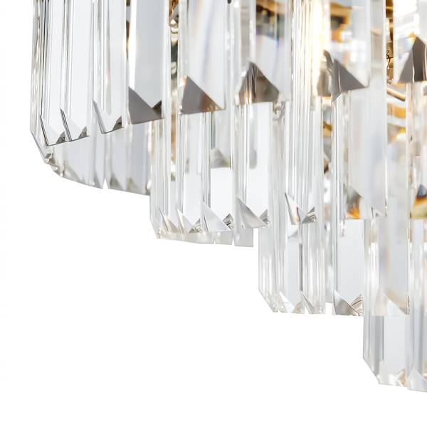 Applique murale Revero - Type C Verre cristal / Métal mixte - 12 ampoules