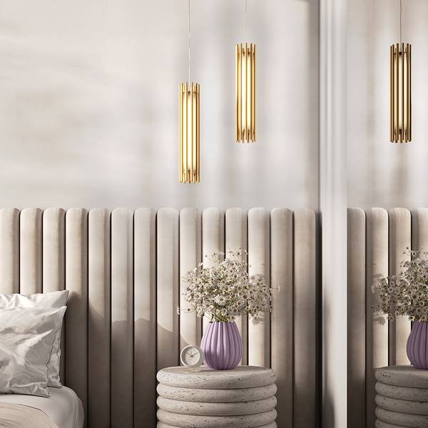 Suspension LED Sonata Verre / Aluminium - 1 ampoule