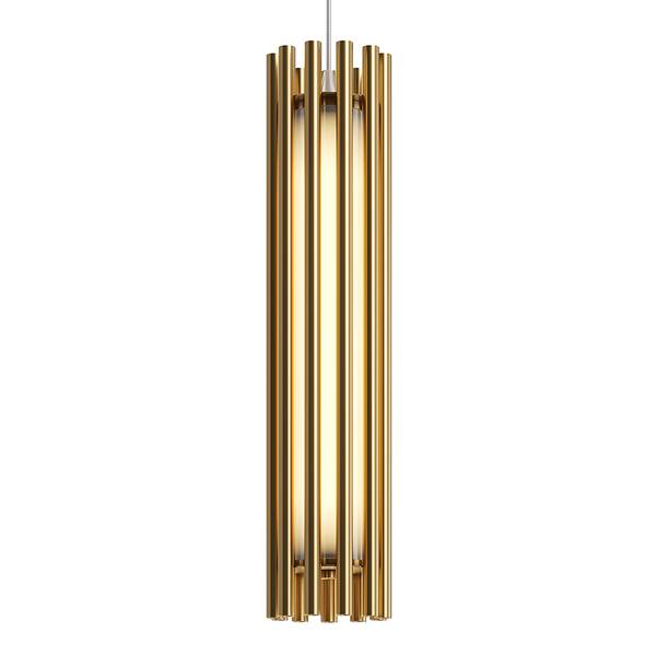 Suspension LED Sonata Verre / Aluminium - 1 ampoule