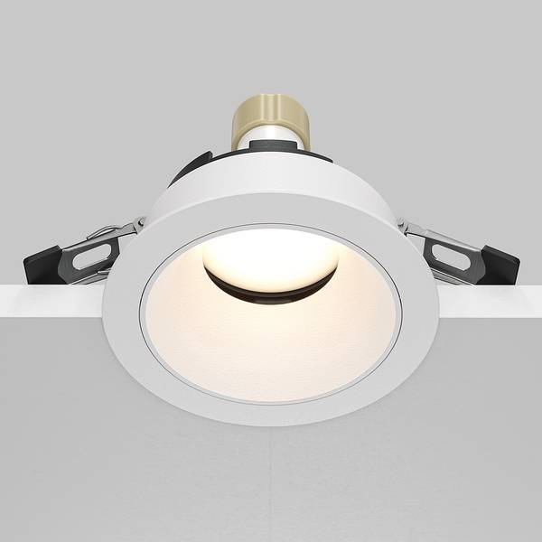 Lampada a incasso Share E Alluminio - 1 punto luce - Bianco