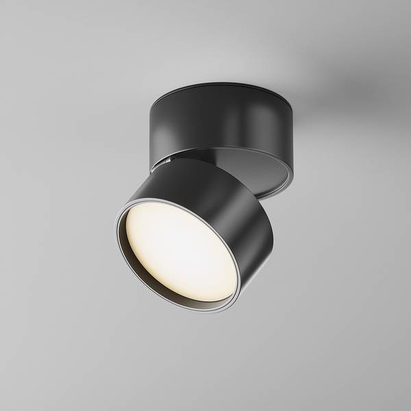 Lampada da soffitto LED Onda E Alluminio - 1 punto luce