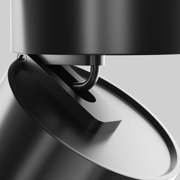 Lampada da soffitto LED Onda E Alluminio - 1 punto luce