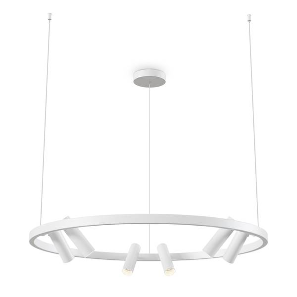 Lampada a sospensione LED Satellite Mischmetal - 6 punti luce