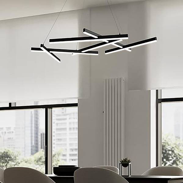 Suspension LED Line - Type C Aluminium - 6 ampoules