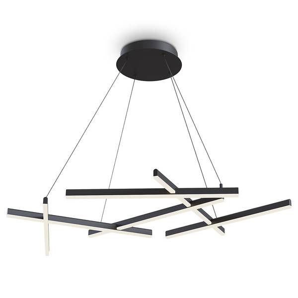 Suspension LED Line - Type C Aluminium - 6 ampoules