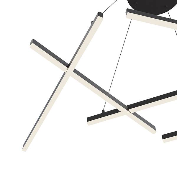 Suspension LED Line - Type C Aluminium - 6 ampoules