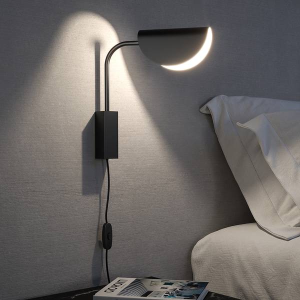 Lampada da parete Mollis B Vetro acrilico / Mischmetal - 1 punto luce