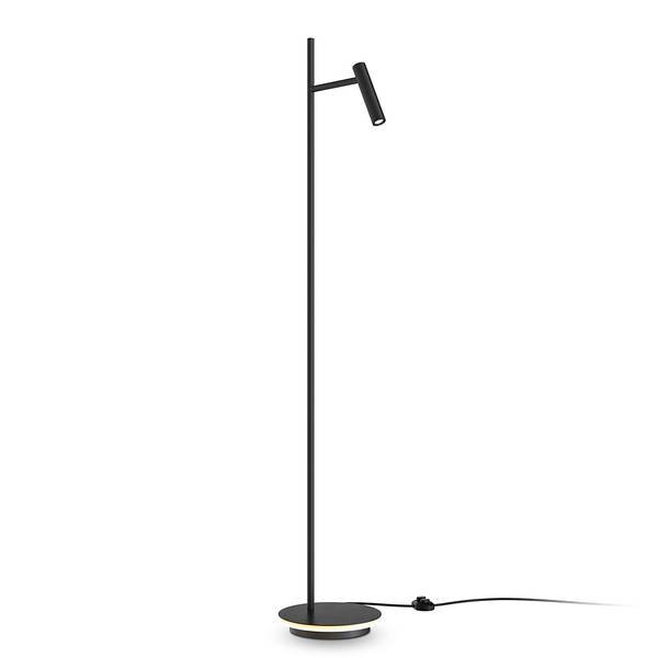 LED-Stehleuchte Estudo Mischmetall - 1-flammig