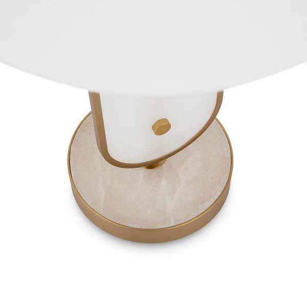 Lampe de table Marmo Pierre / Métal mixte - 1 ampoule