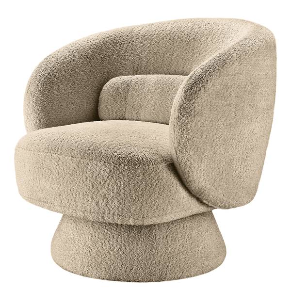 Drehbarer Loungesessel LANARE Taupe