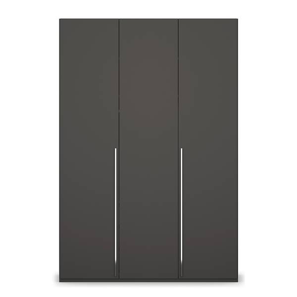 Drehtürenschrank Montclar - Griff Chrom Graphit - Breite: 151 cm - Classic