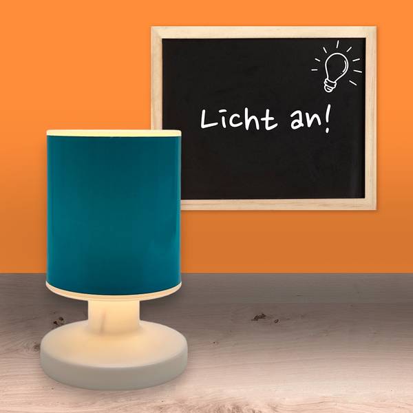 LED-Kinderzimmerleuchte Smoo Polycarbonat - 1-flammig - Petrol