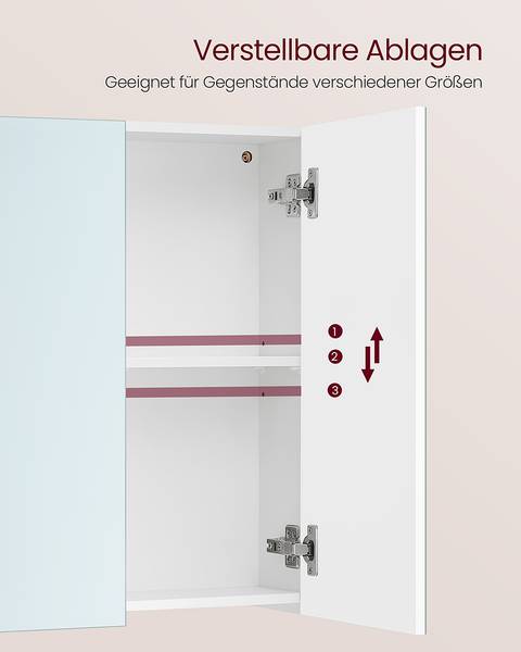 Spiegelkast Ivaylo wit