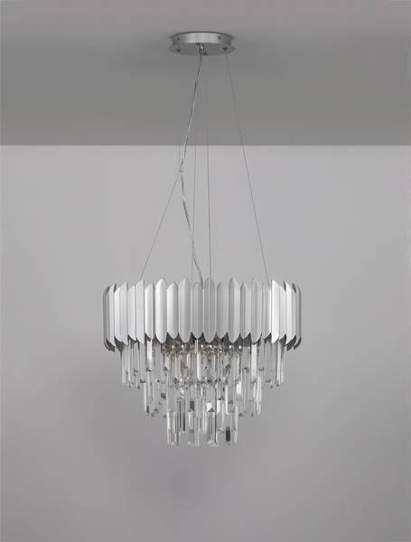 Pendelleuchte Magnolia Typ B Aluminium - Durchmesser: 50 cm - Flammenanzahl: 6