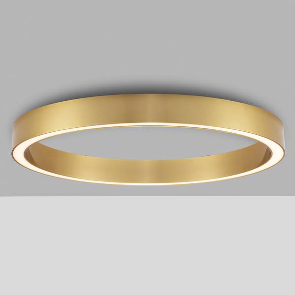 Deckenleuchte Sting Aluminium - 1-flammig - Gold - Durchmesser: 80 cm