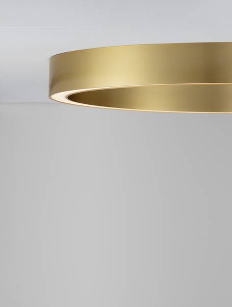 Deckenleuchte Sting Aluminium - 1-flammig - Gold - Durchmesser: 80 cm