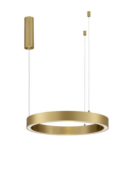 Hanglamp Sting aluminium - 1 lichtbron - goud - Diameter: 60 cm