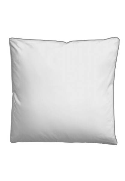 Copripiumino e federa Papis Cotone - Color grigio pallido - 135 x 200 cm + cuscino 80 x 80 cm