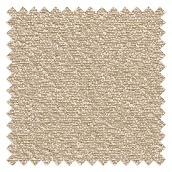 Polsterhocker STOOLA Bouclé Stoff Basima: Beige - Breite: 65 cm