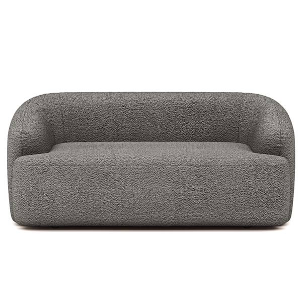 2-Sitzer Sofa Balah Bouclé Stoff Anouk: Graphit