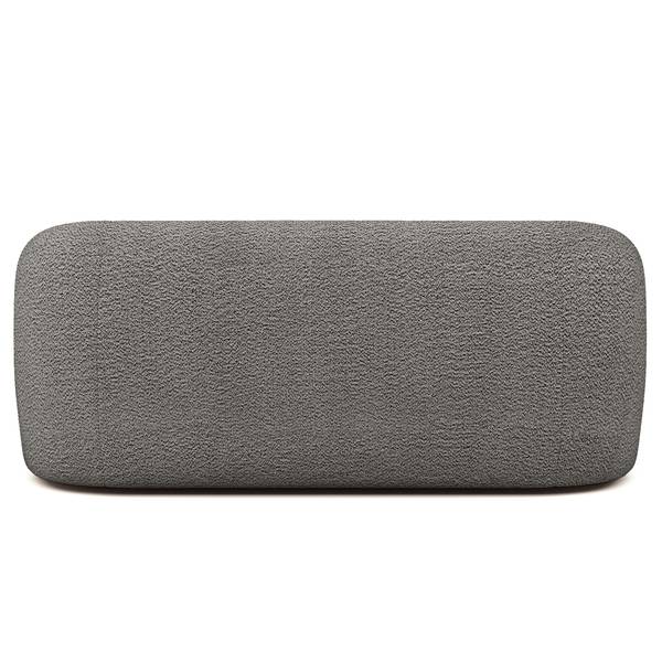 2-Sitzer Sofa Balah Bouclé Stoff Anouk: Graphit