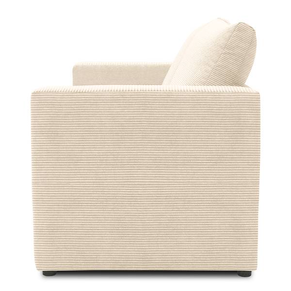 2-Sitzer Sofa Linlia Cordstoff Poppy: Creme