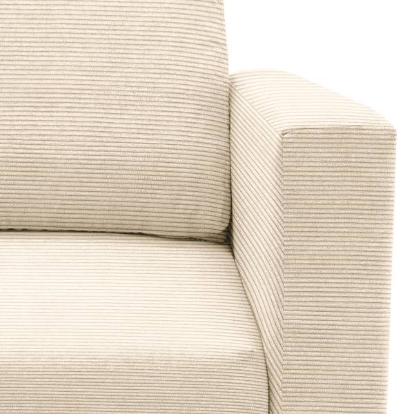 2-Sitzer Sofa Linlia Cordstoff Poppy: Creme