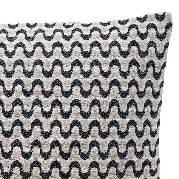 Kissenhülle Quantico Baumwolle / Polyester - Anthrazit - 40 x 40 cm