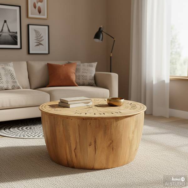 Massiver Couchtisch Vumbi Mango