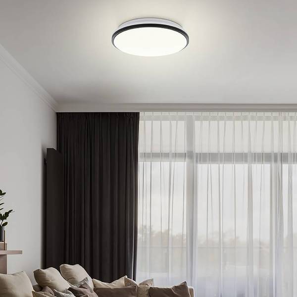 Lampada da soffitto LED Marunella Policarbonato / Alluminio - 1 punto luce