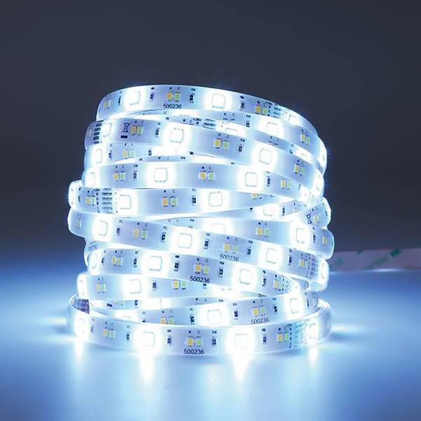 LED-plafondlamp Stripe-Z polycarbonaat - 8-lichts