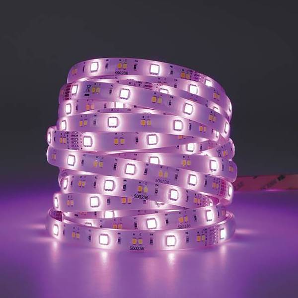 LED-plafondlamp Stripe-Z polycarbonaat - 8-lichts
