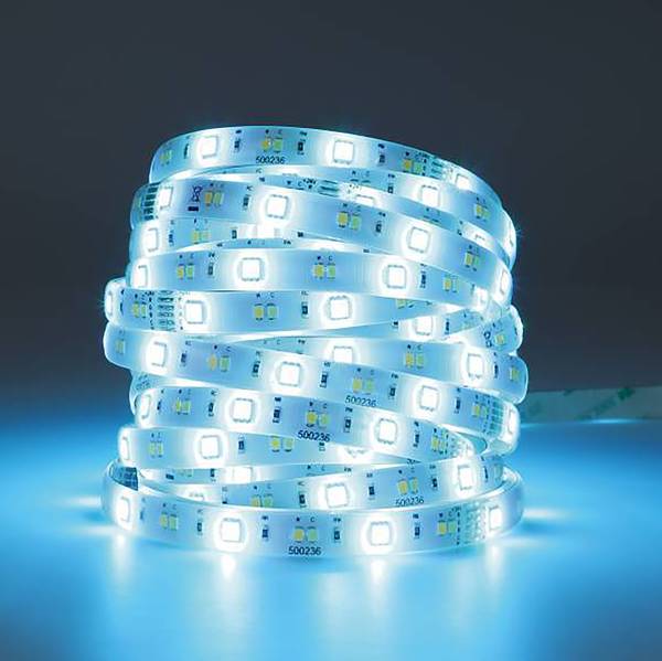 LED-plafondlamp Stripe-Z polycarbonaat - 8-lichts