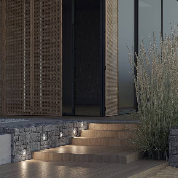 LED-Einbauleuchte Bil Aluminium - 1-flammig