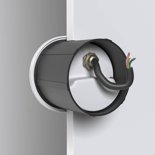 LED-Einbauleuchte Bil Aluminium - 1-flammig