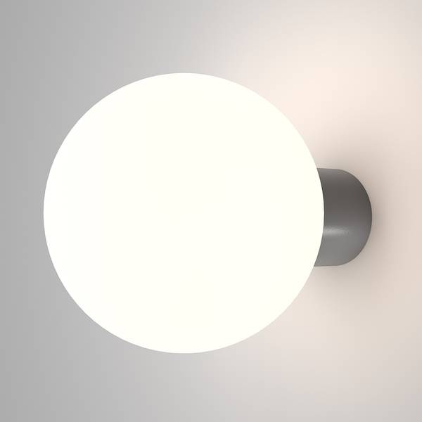Lampada da parete Bold B Materiale plastico / Alluminio - 1 punto luce - Grigio