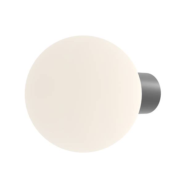 Lampada da parete Bold B Materiale plastico / Alluminio - 1 punto luce - Grigio