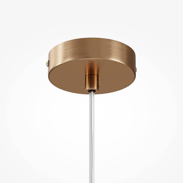 Pendelleuchte Basicform Typ A Milchglas / Metall - 1-flammig