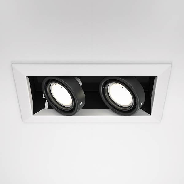 Einbauleuchte Metal Modern Typ A Metall - 2-flammig