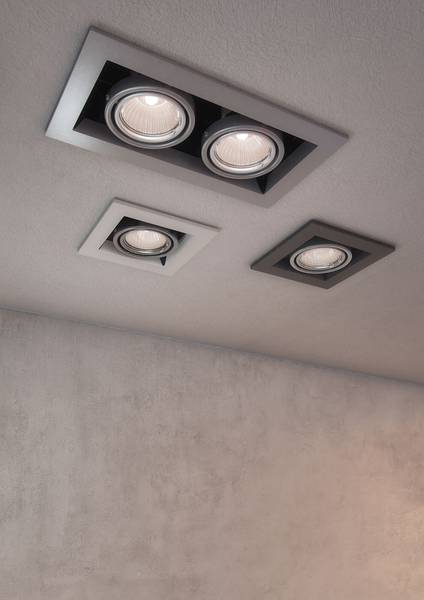 Einbauleuchte Metal Modern Typ A Metall - 2-flammig