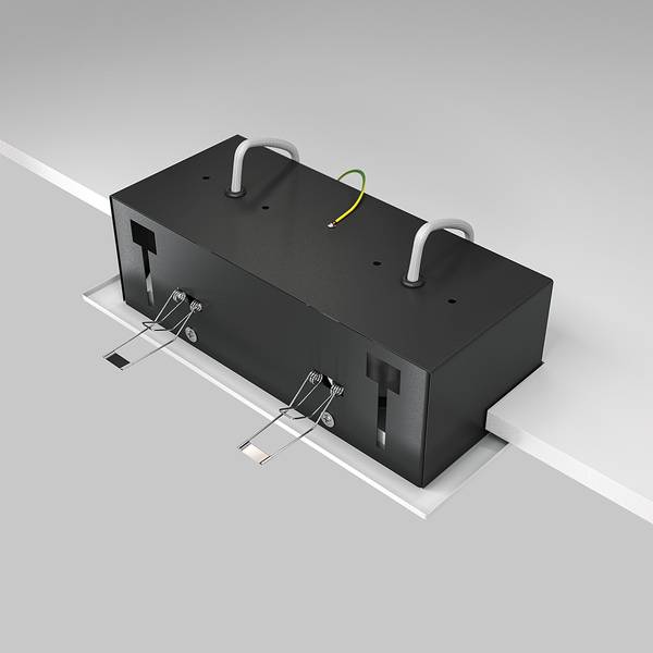 Einbauleuchte Metal Modern Typ A Metall - 2-flammig